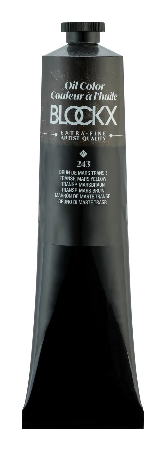 Extra-fine oil paint tube 200ml - Brun de mars transp.