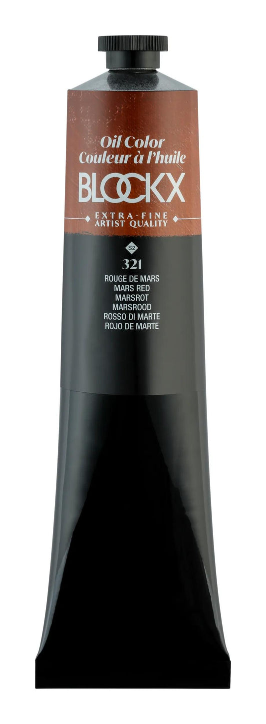 Extra-fine oil paint tube 200ml - Red of March