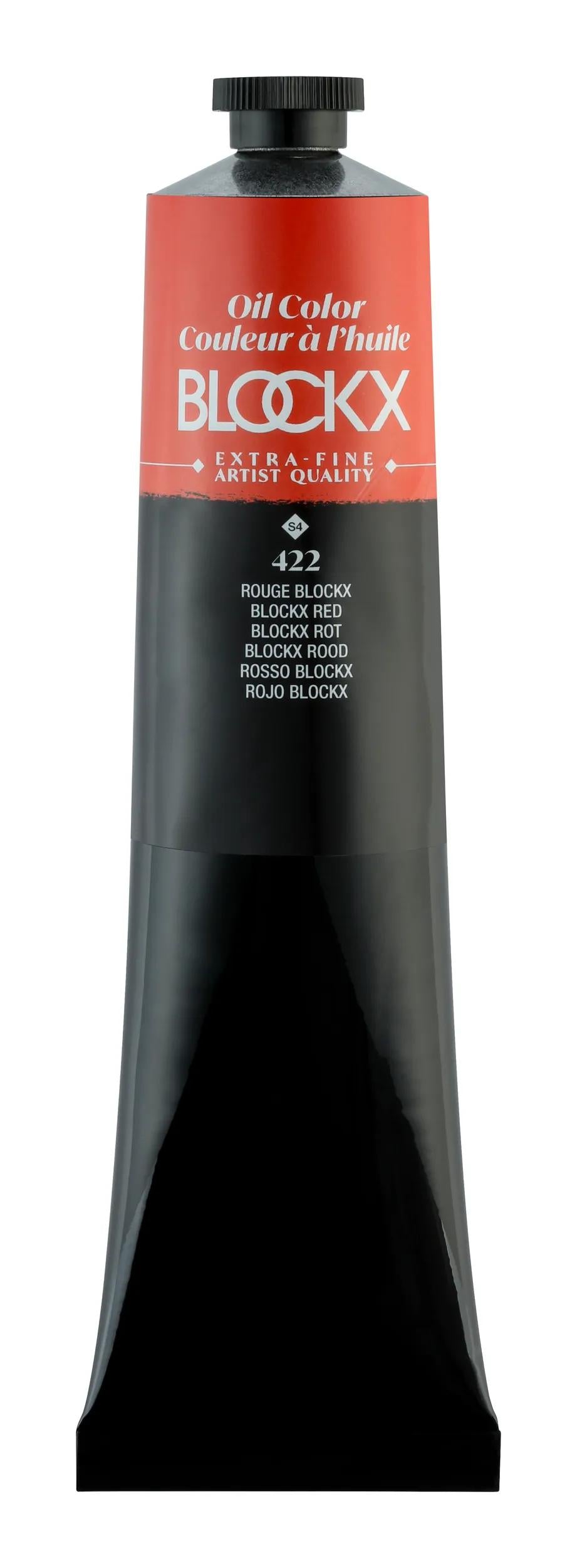 Extra-fine oil paint tube 200ml - Red blockx