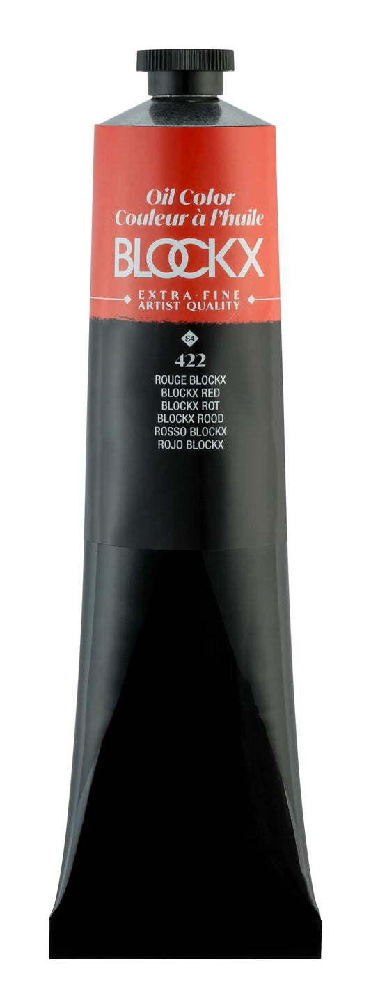 Extra-fine oil paint tube 200ml - Red blockx