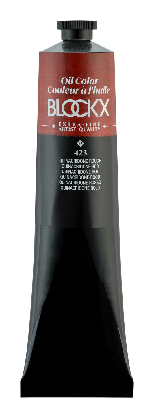 Extra-fine oil paint tube 200ml - Quinacridone red