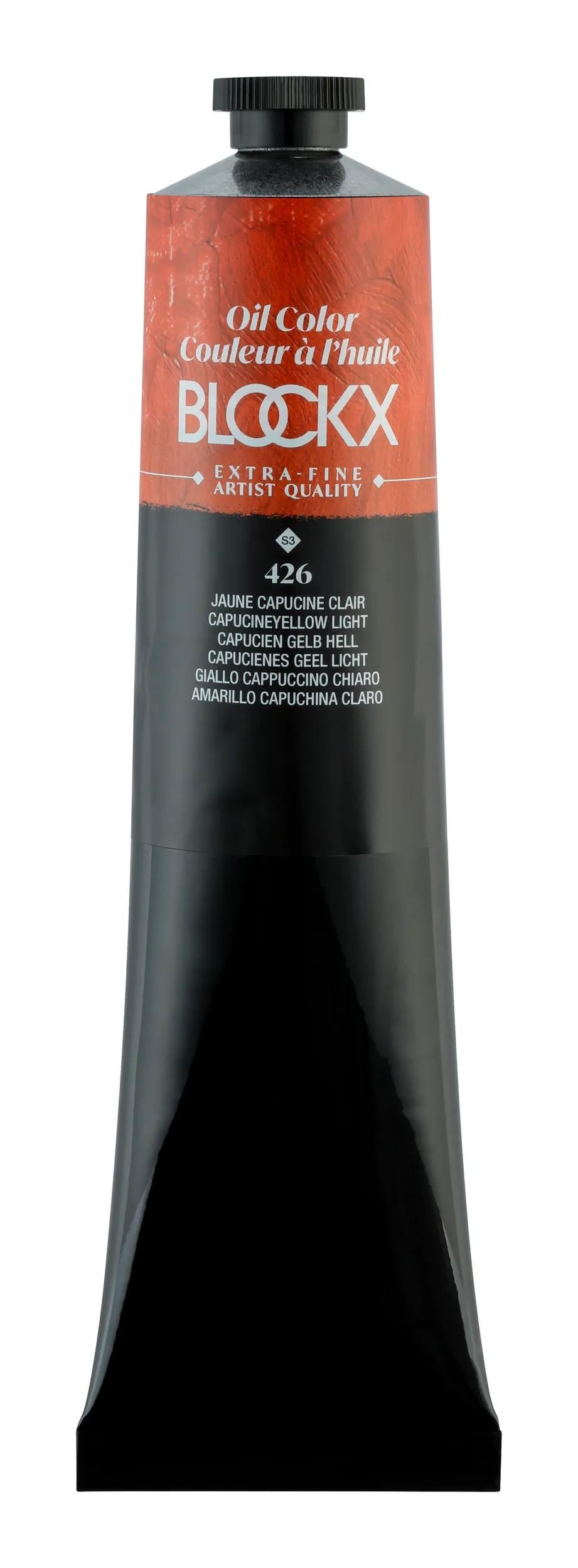 Extra-fine oil paint tube 200ml - Clear capucine yellow