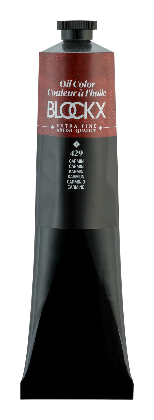 Extra-fine oil paint tube 200ml - Carmin