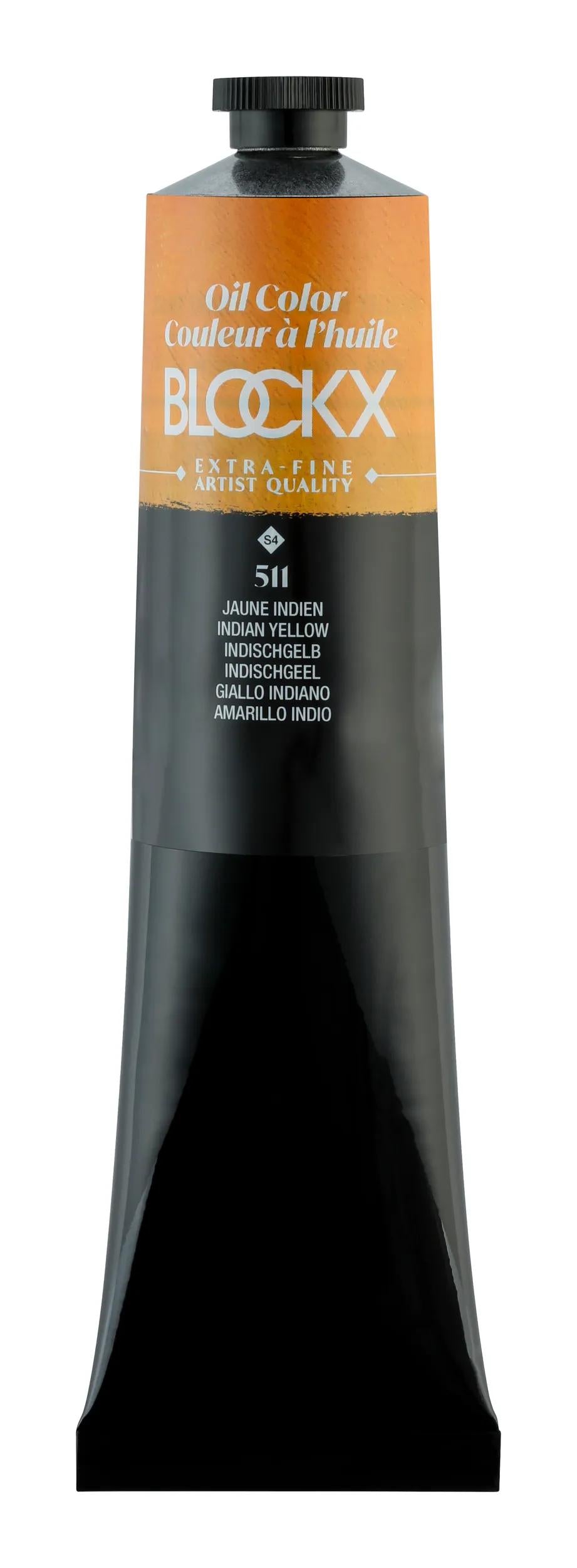 Extra-fine oil paint tube 200ml - Indian yellow