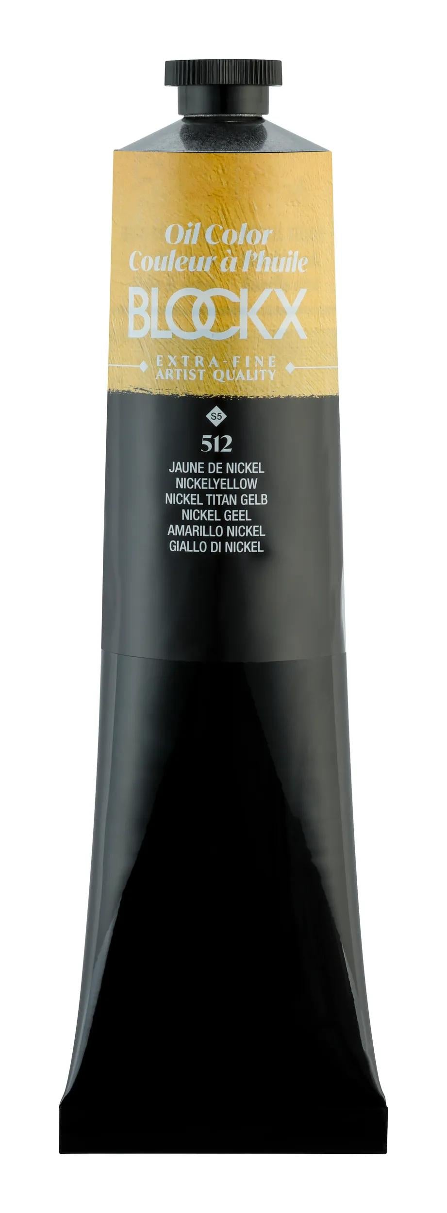 Extra-fine oil paint tube 200ml - Nickel yellow