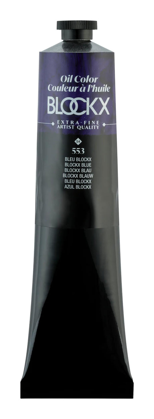 Extra-fine oil paint tube 200ml - Blue blockx