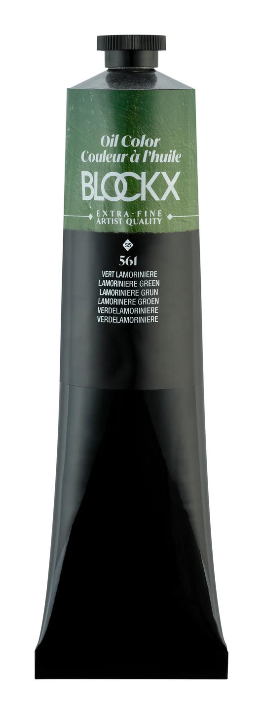 Extra-fine oil paint tube 200ml - Green lamoriniere