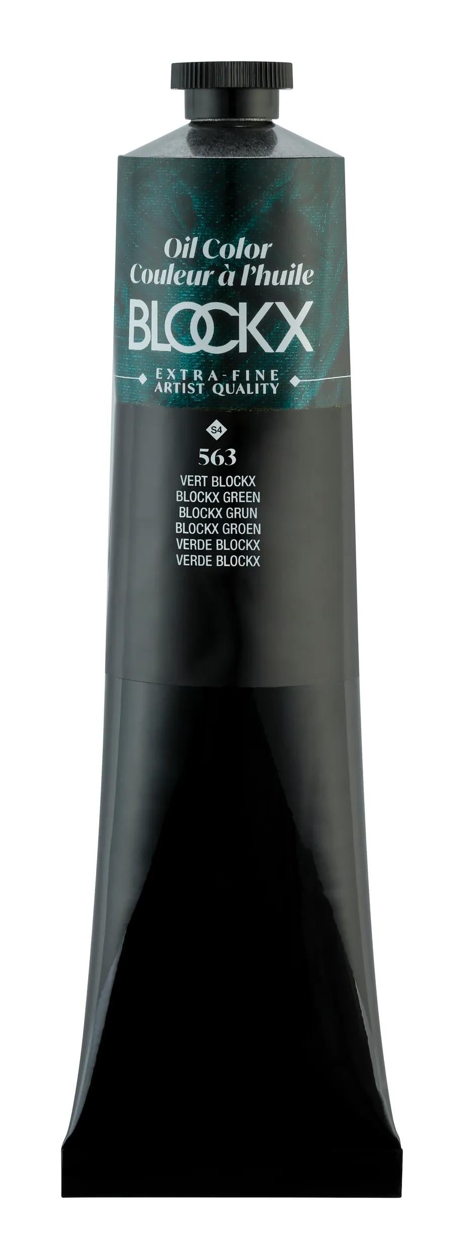 Extra-fine oil paint tube 200ml - Green blockx