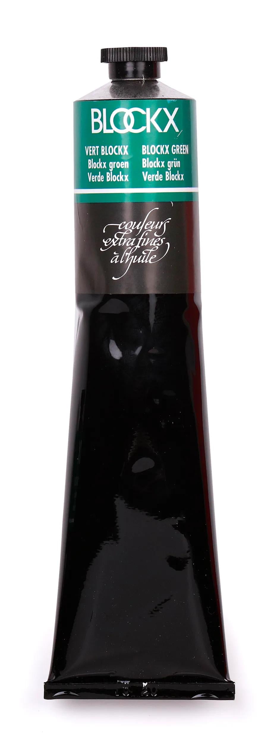 Extra-fine oil paint tube 200ml - Green blockx