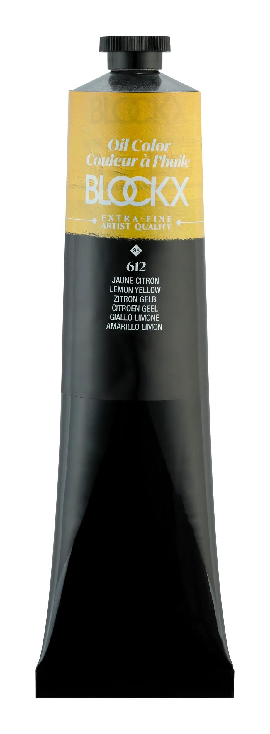 Extra-fine oil paint tube 200ml - Yellow lemon