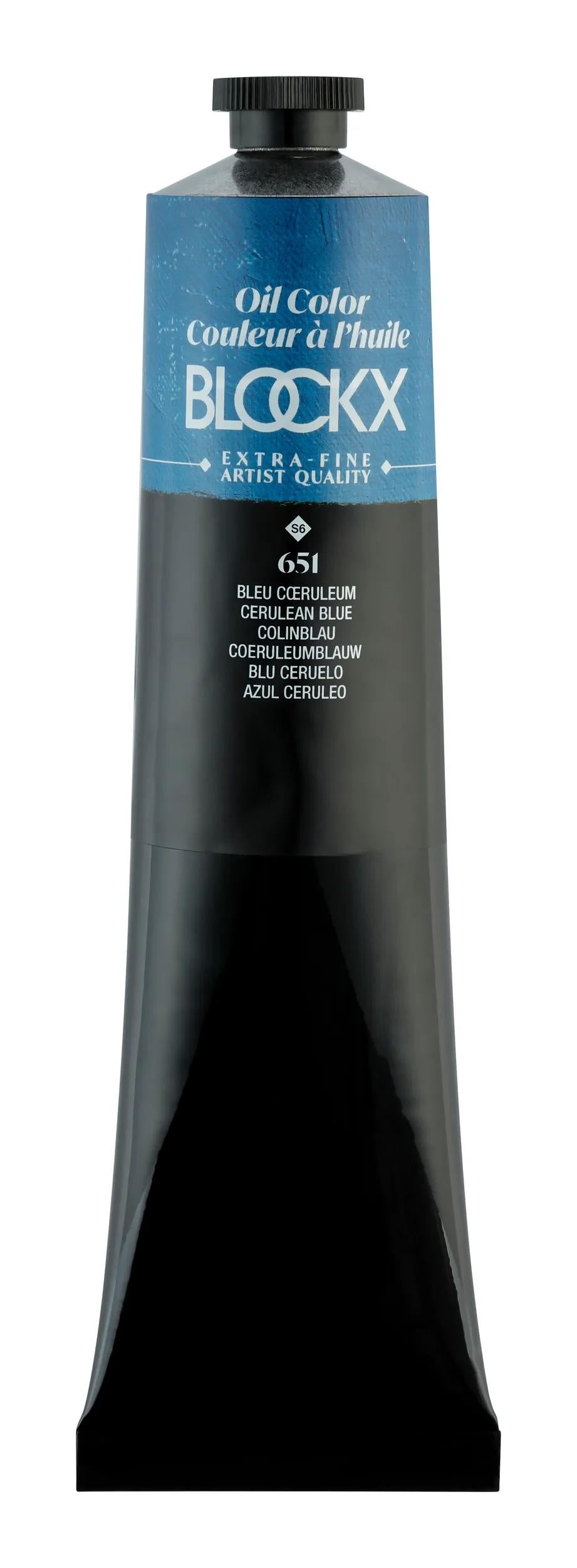 Extra-fine oil paint tube 200ml - Blue ceruleum