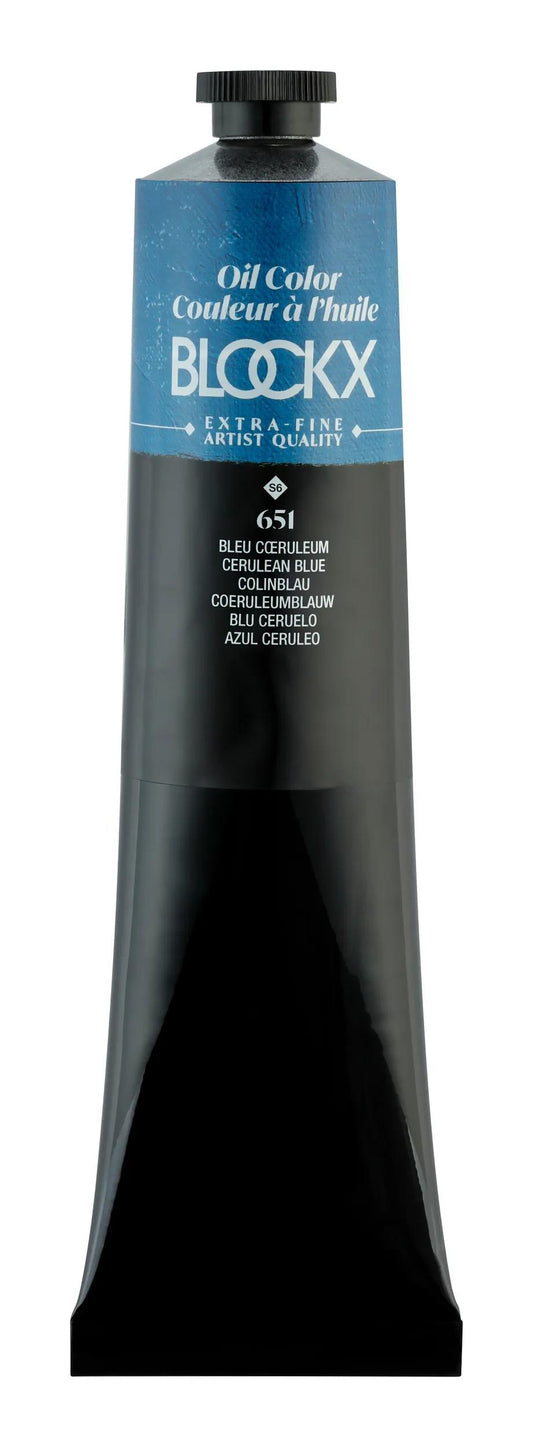 Extra-fine oil paint tube 200ml - Blue ceruleum