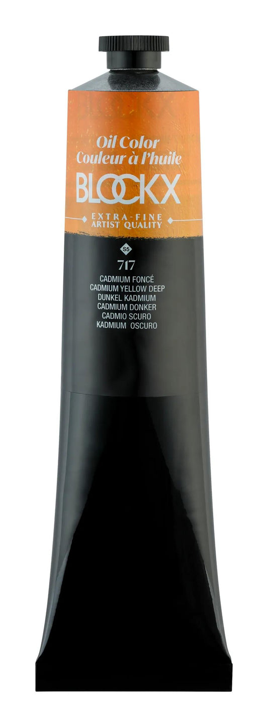 Extra-fine oil paint tube 200ml - Dark Cadmium