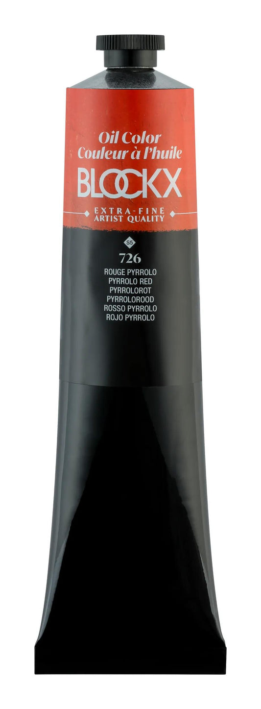 Extra-fine oil paint tube 200ml - Red pyrrolo