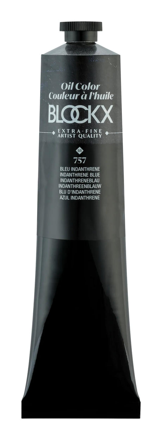 Extra-fine oil paint tube 200ml - Indanthrene blue