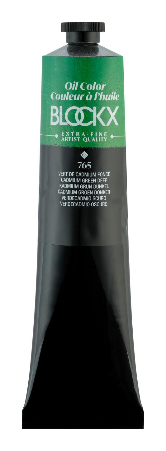 Extra-fine oil paint tube 200ml - Dark cadmium green