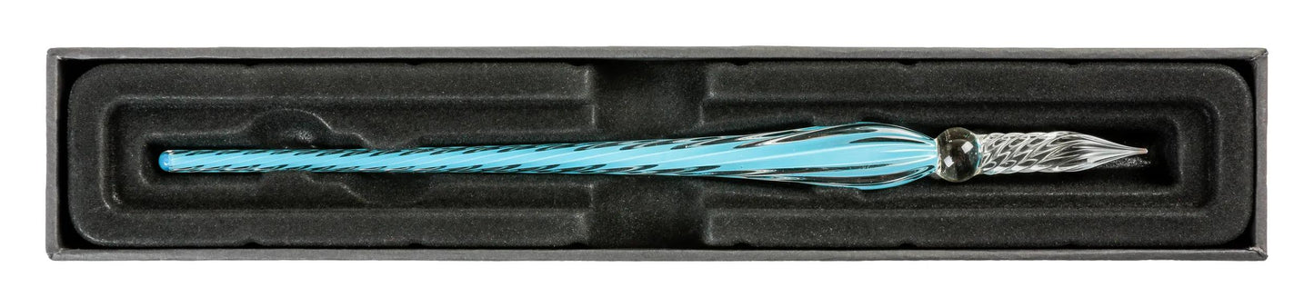 PLUME TORSADED VERY 18 cm - Azur blue - New