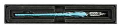 PLUME TORSADED VERY 18 cm - Azur blau - Neu