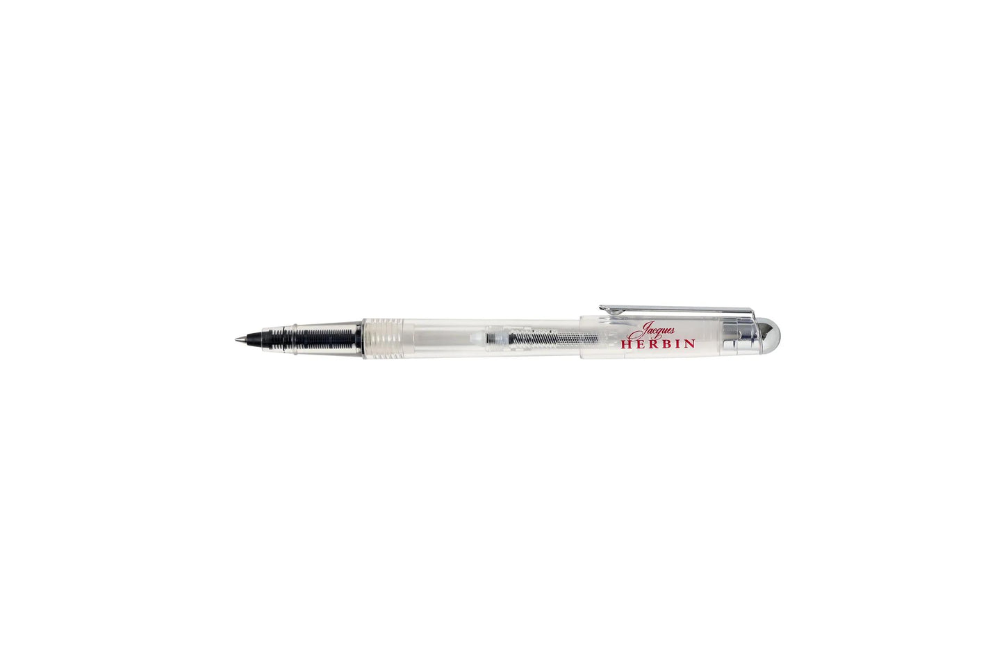 STYLO ROLLER HERBIN TRANSPARENT IN POMPE - Transparent (Pack x6)