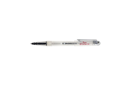 STYLO ROLLER HERBIN TRANSPARENT IN POMPE - Transparent