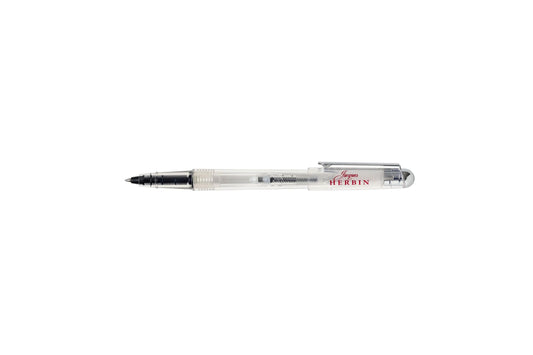 STYLO ROLLER HERBIN TRANSPARENT IN POMPE - Transparent (Pack x6)