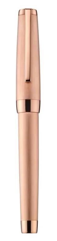 Precious Metallrolle, gebürstet 5N rosa Gold Körper und poliert 5N rosa Gold Attribute