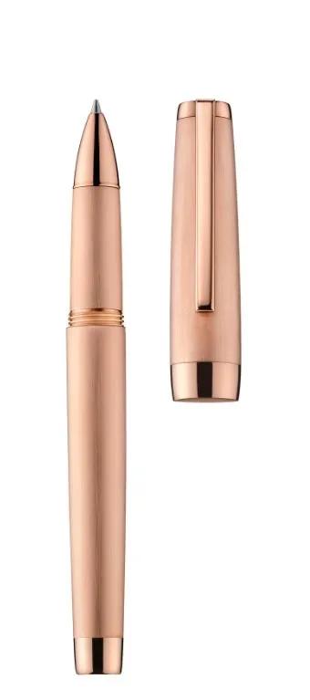 Precious Metallrolle, gebürstet 5N rosa Gold Körper und poliert 5N rosa Gold Attribute