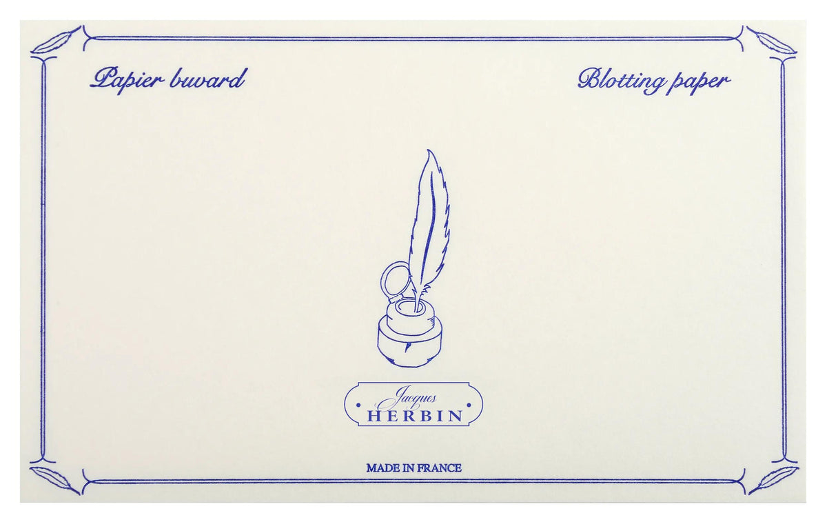 Pochette de 10 blotches Jacques Herbin - Blanc (Paket x5)
