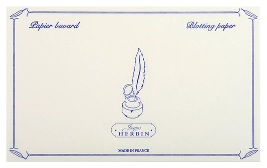Pochette de 10 blotches Jacques Herbin - Blanc (Pack x5)