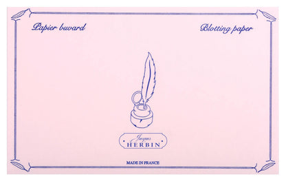 Pochette de 10 blotches Jacques Herbin - Rose (Paket x5)