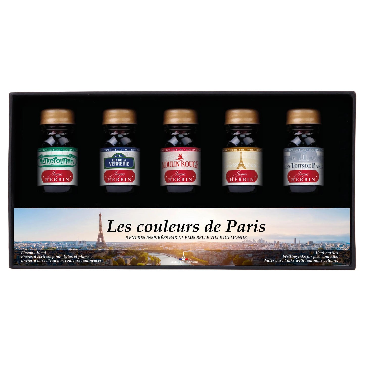 Welcome to Paris! New collection on the theme of Paris, the city where Jacques HERBIN was born. - Assorted (Pack x2)