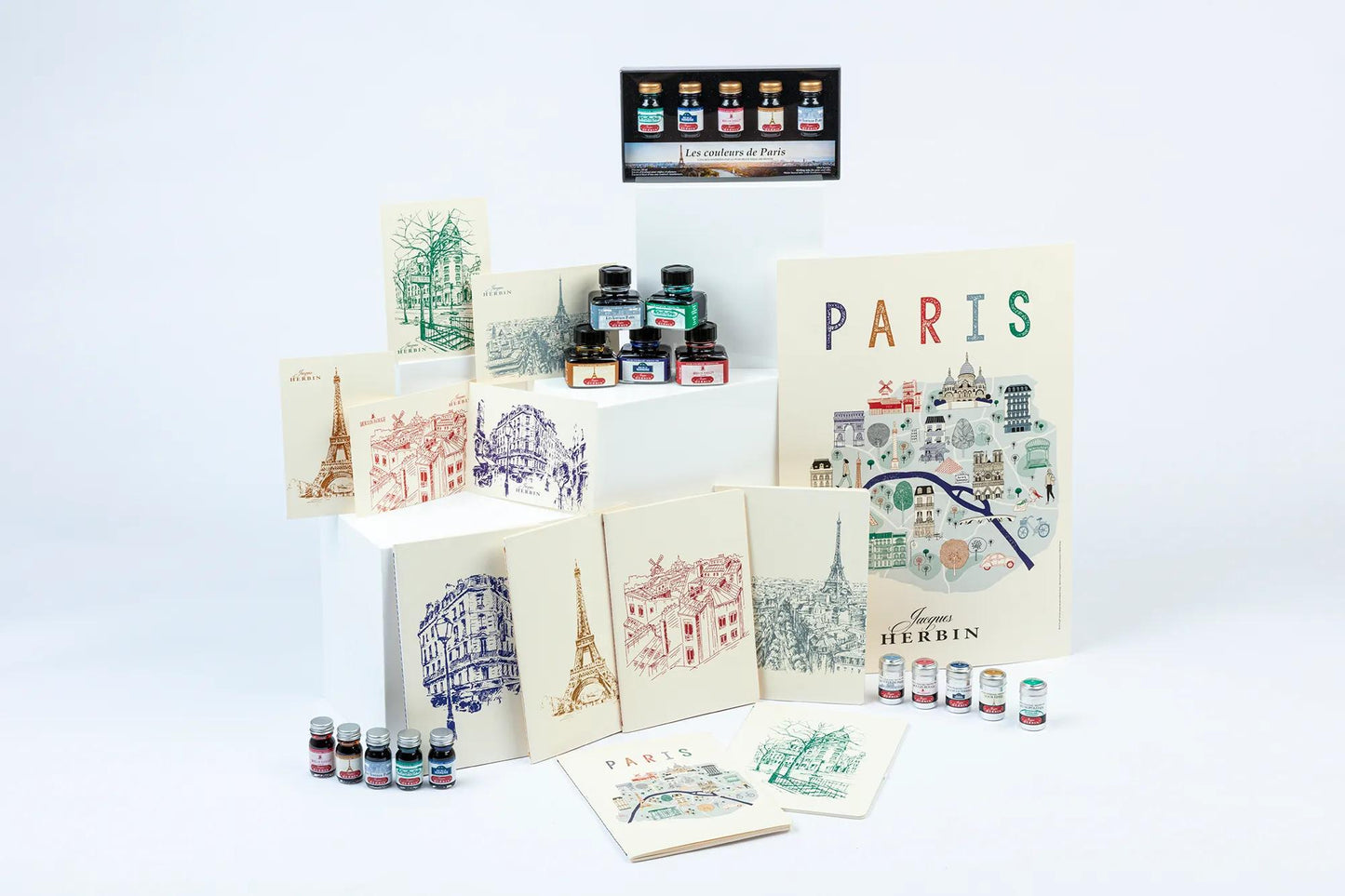 Welcome to Paris! New collection on the theme of Paris, the city where Jacques HERBIN was born. - Assorted (Pack x2)