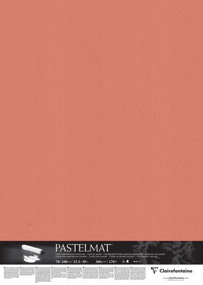 Pastelmat package 5F 70x100cm 360g - Sanguine