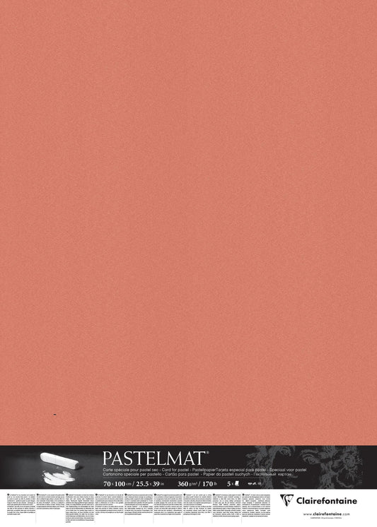 Pastelmat Paket 5F 70x100cm 360g - Sanguine