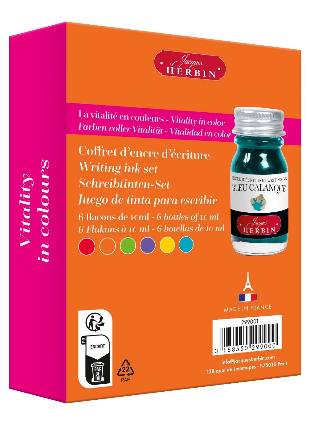 Inchiostro Pearl Vitamin Box - 6 inchiostri 10 ml - Nuovo