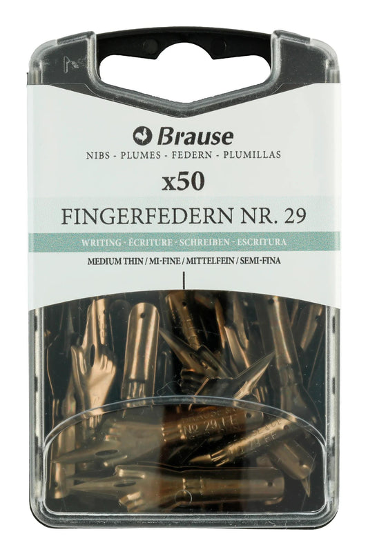 Box mit 50 Federn Index