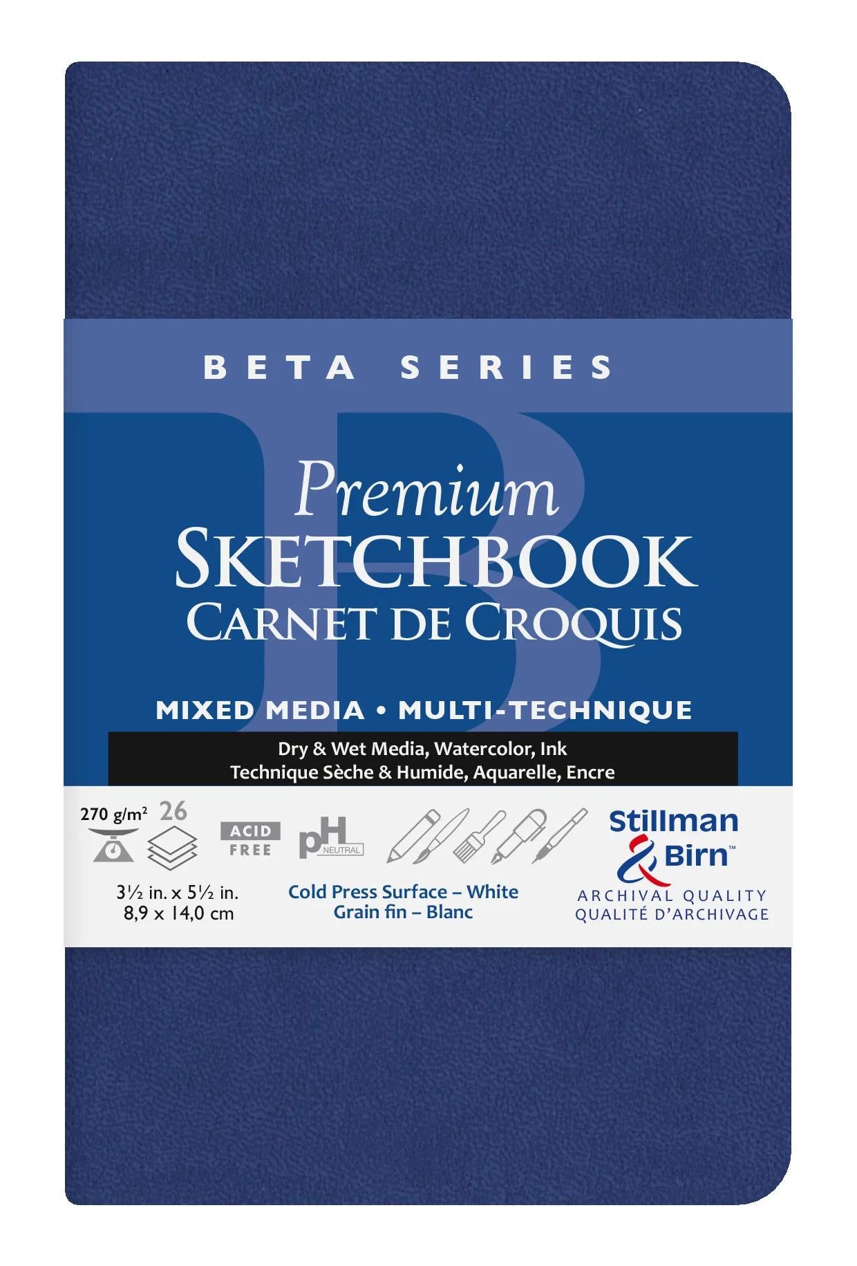 Beta Series flexible notebook 26F 8,9x14cm 270g - White (Pack x2)