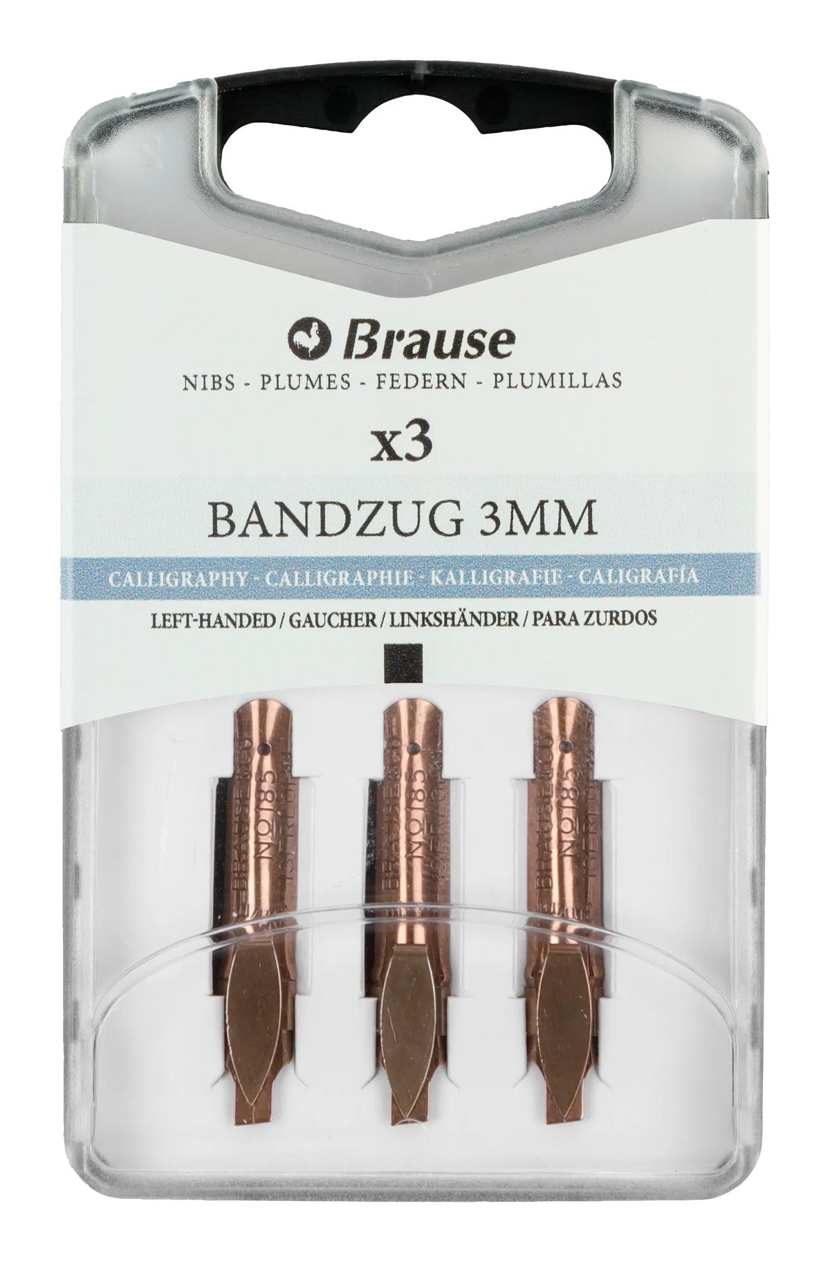 BOITE 3 PLUMES BANDZUG POUR GAUCHERS (lot de 5)