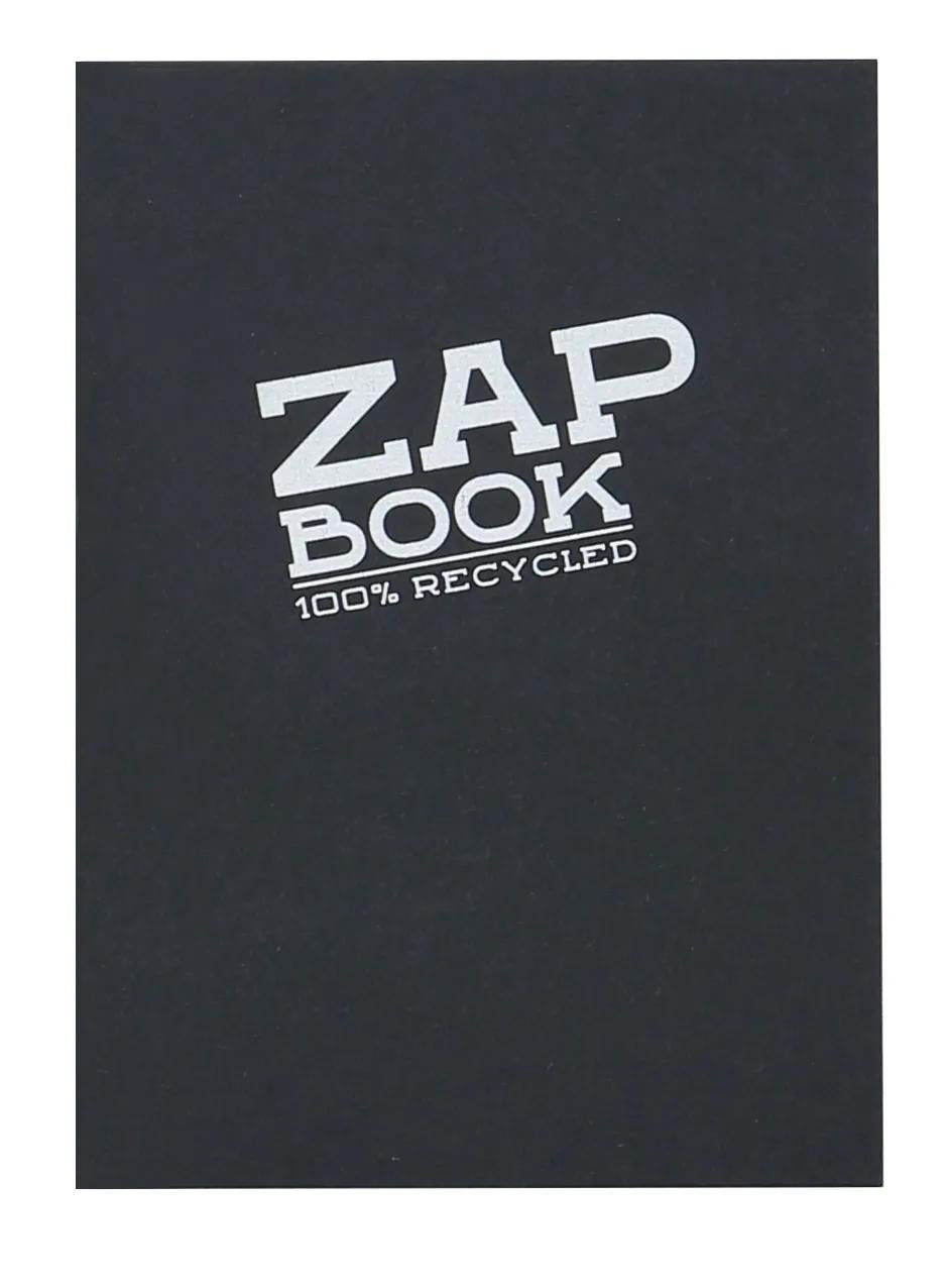 Zap Book book pasted 160F A6 80g - Black (Pack x5)