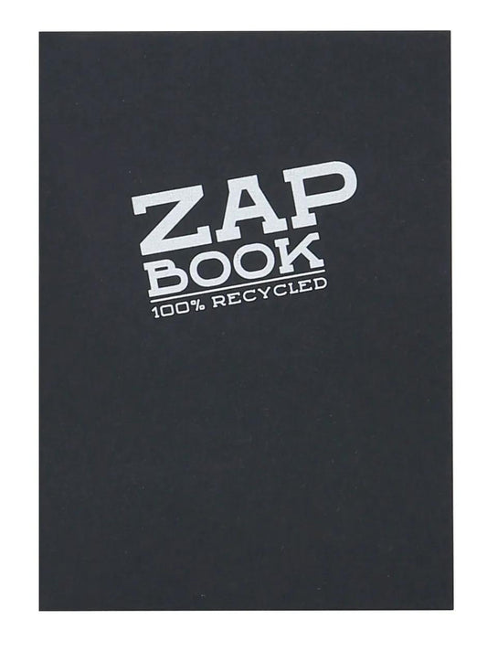 Zap Book book pasted 160F A6 80g - Black (Pack x5)