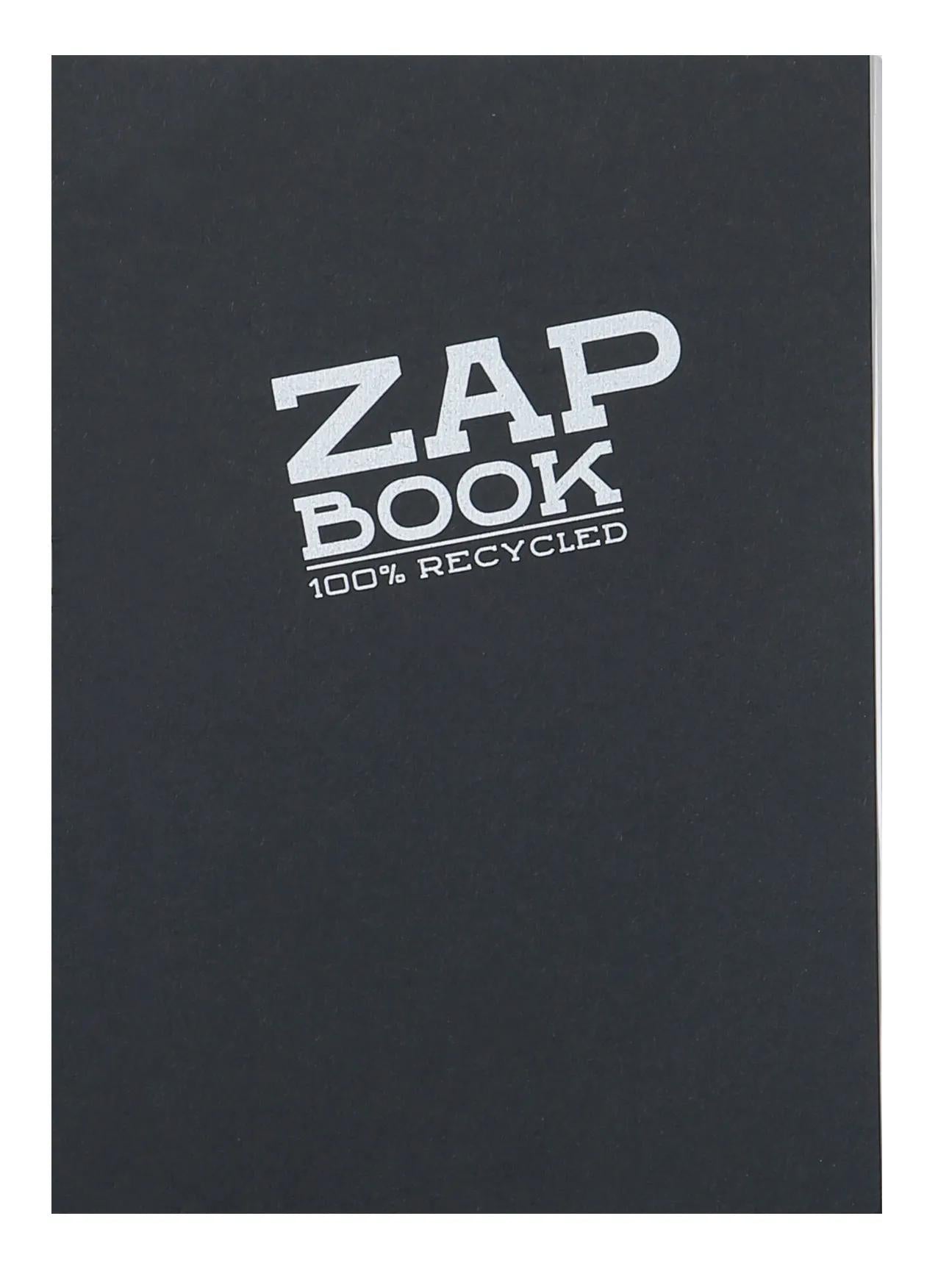 Zap Book book pasted 160F A5 80g - Black (Pack x5)