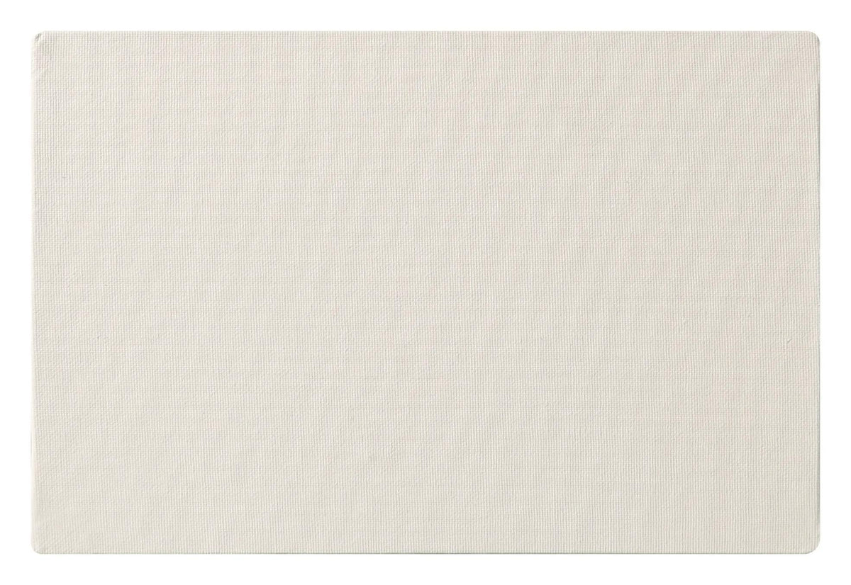 Prêt à peindre carton toilé 24x16cm 3mm 2P - Blanc (lot de 2)