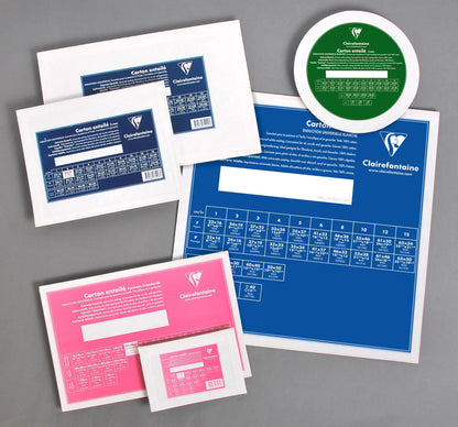 Ready to paint canvas cardboard 46x38cm 3mm 8F - White