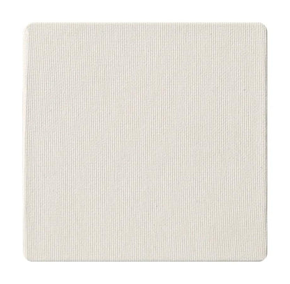 Ready to paint canvas cardboard 10x10cm 3mm - White