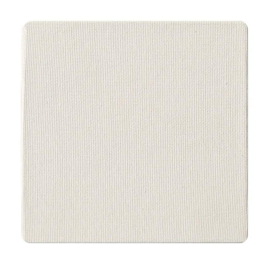 Ready to paint canvas cardboard 10x10cm 3mm - White (Pack x2)