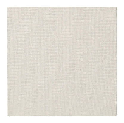 Ready to paint canvas cardboard 15x15cm 3mm - White
