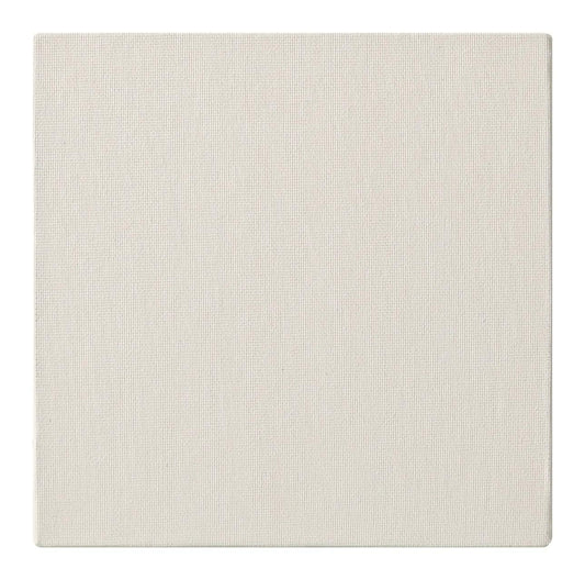 Ready to paint canvas cardboard 15x15cm 3mm - White (Pack x2)