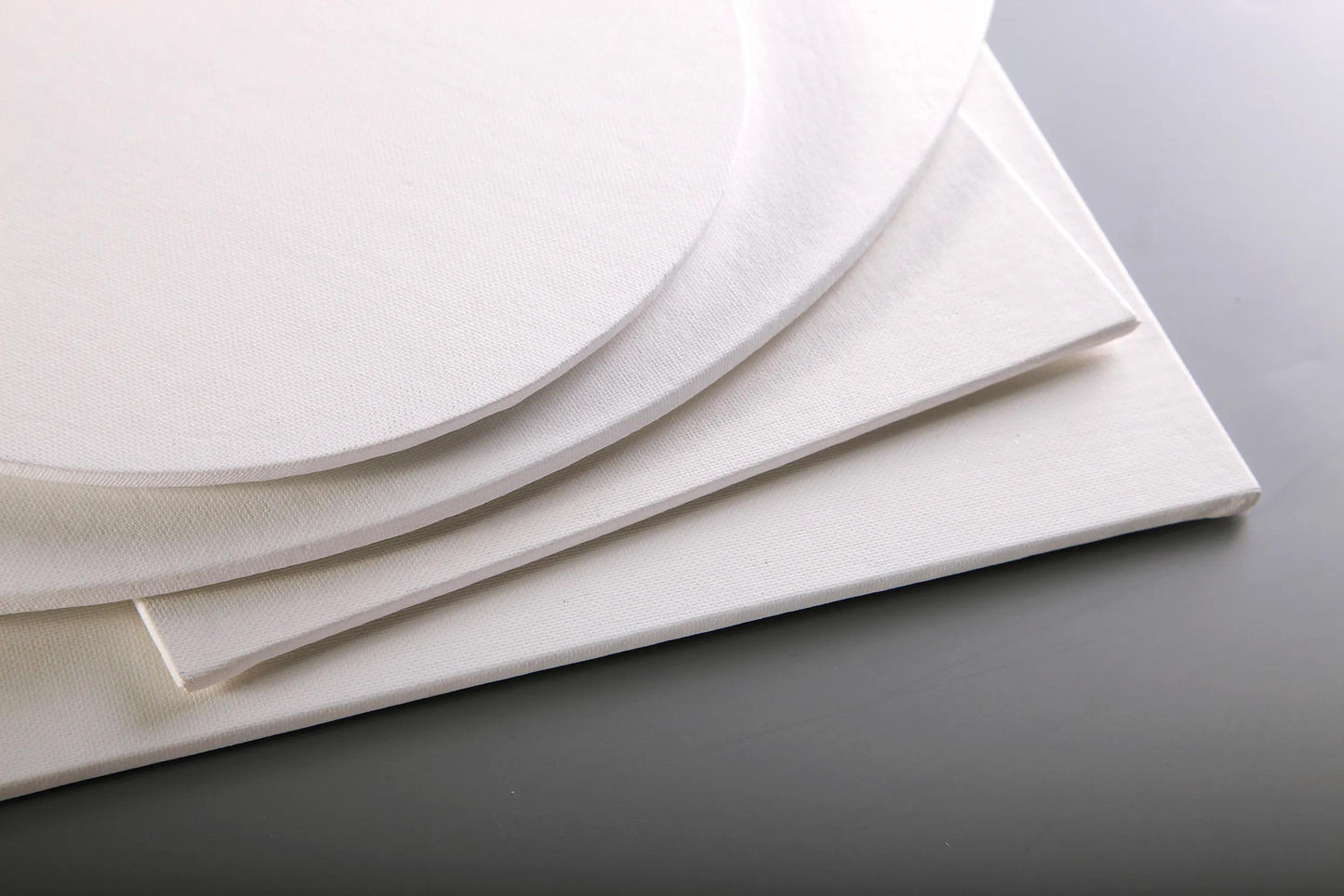 Pronta per dipingere cartone rivestito 65x50cm 4mm 15P - Bianco (Pacchetto x2)