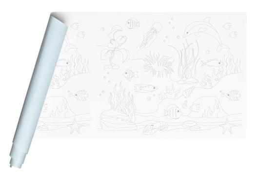 FRESK, Roll 120g/m2 in 10x0.50m format - Under the sea