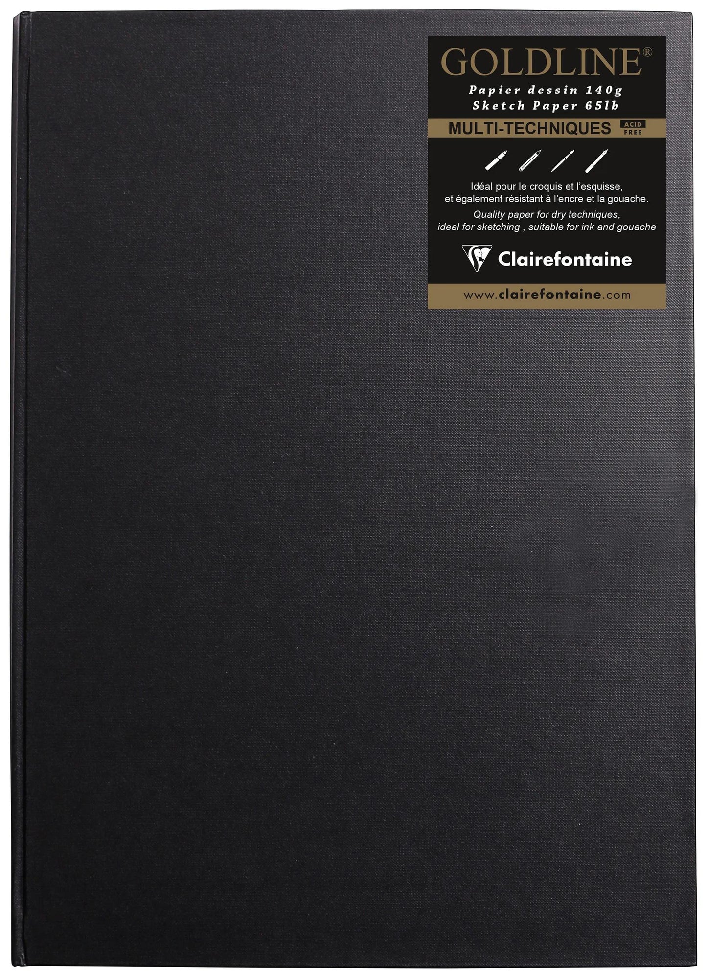 Goldline Adhesive Sewn Book 64F A3 140g F - White (Pack x5)